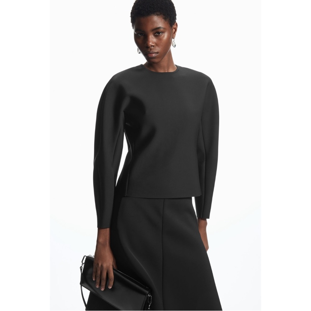 Cos Structured Waisted Top - Black - image 1